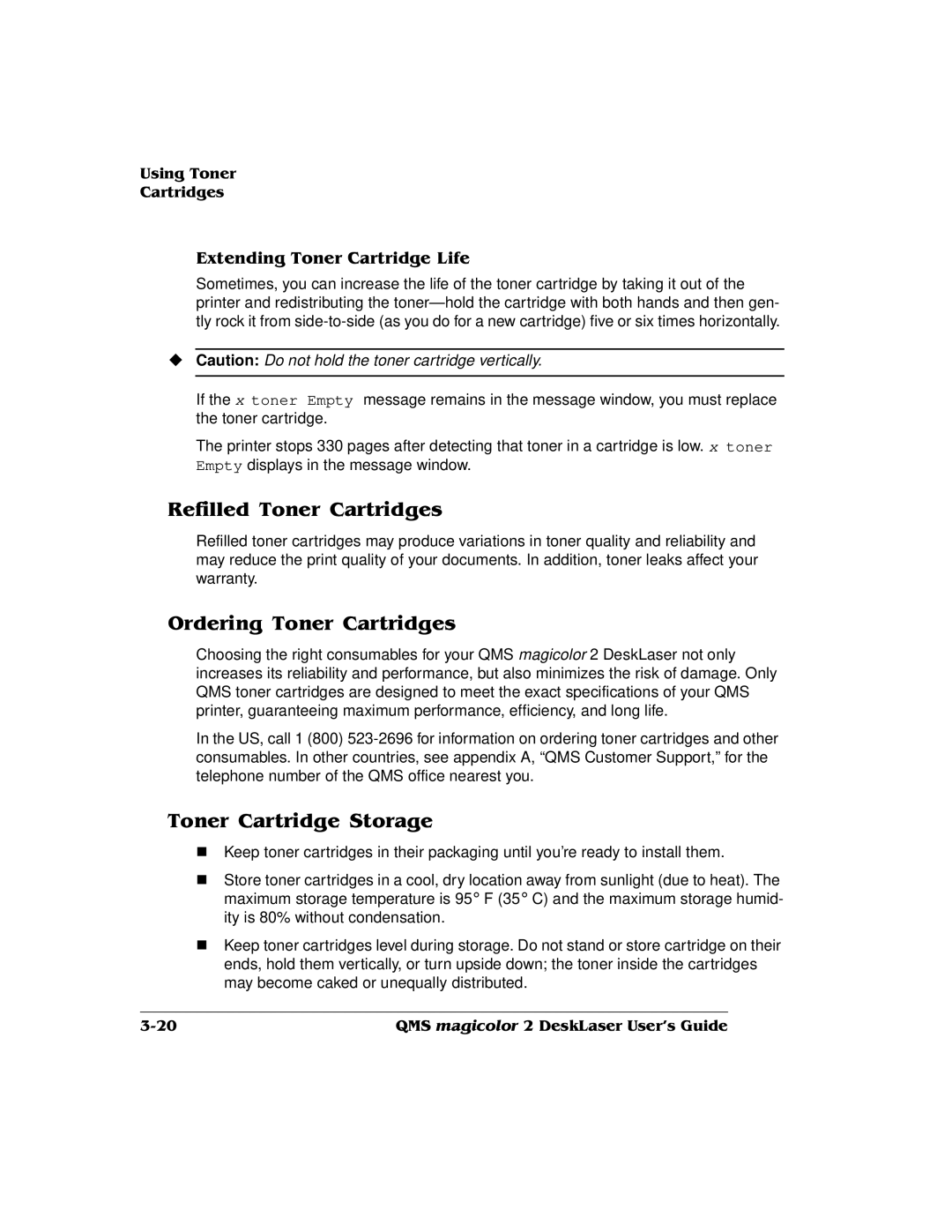 QMS 1800486-001C, QMS magicolor 2 DeskLaser manual 