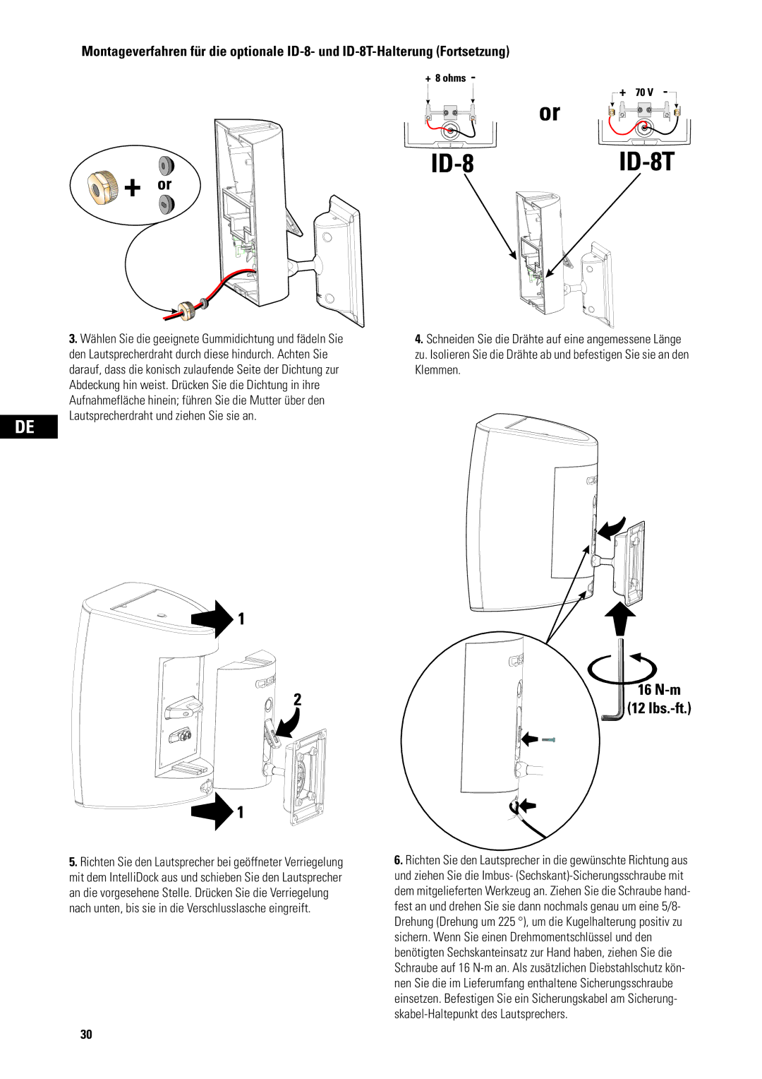 QSC Audio AD-S82H user manual 