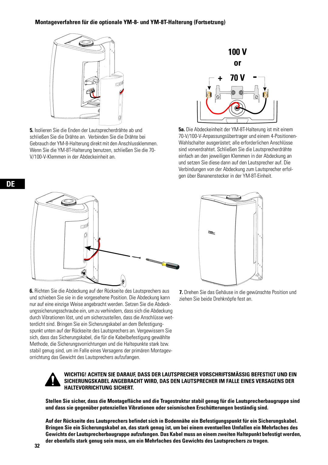 QSC Audio AD-S82H user manual 