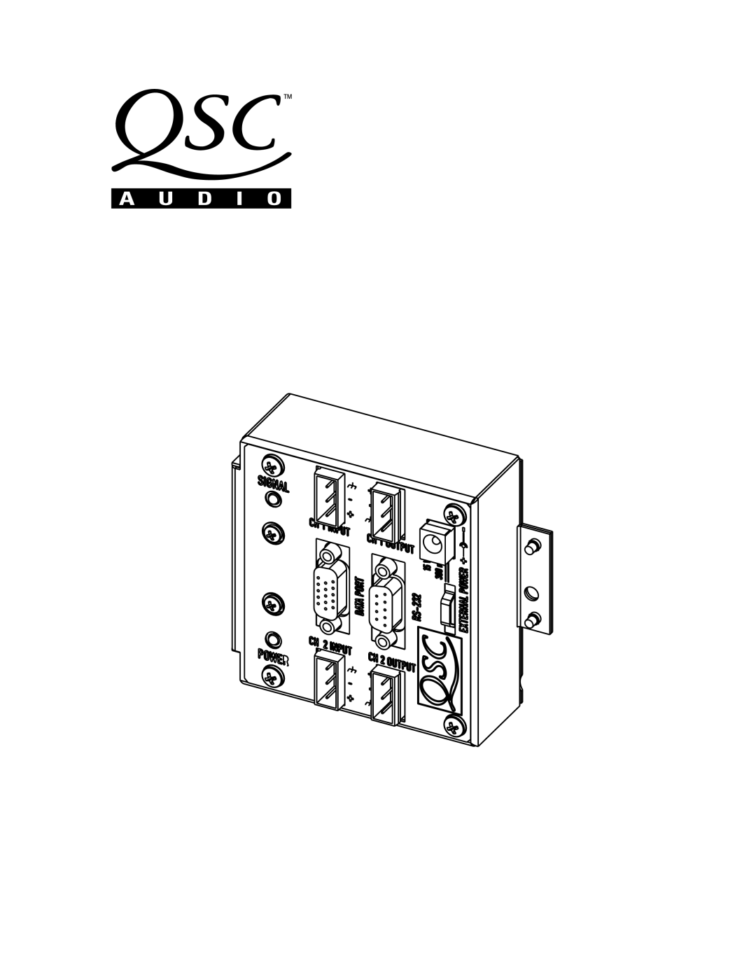 QSC Audio DSP-3 manual 