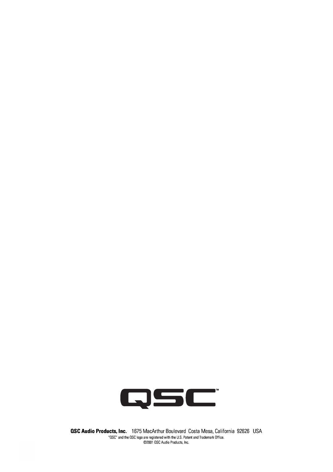 QSC Audio ISIS 215PCM user manual QSC Audio Products, Inc 