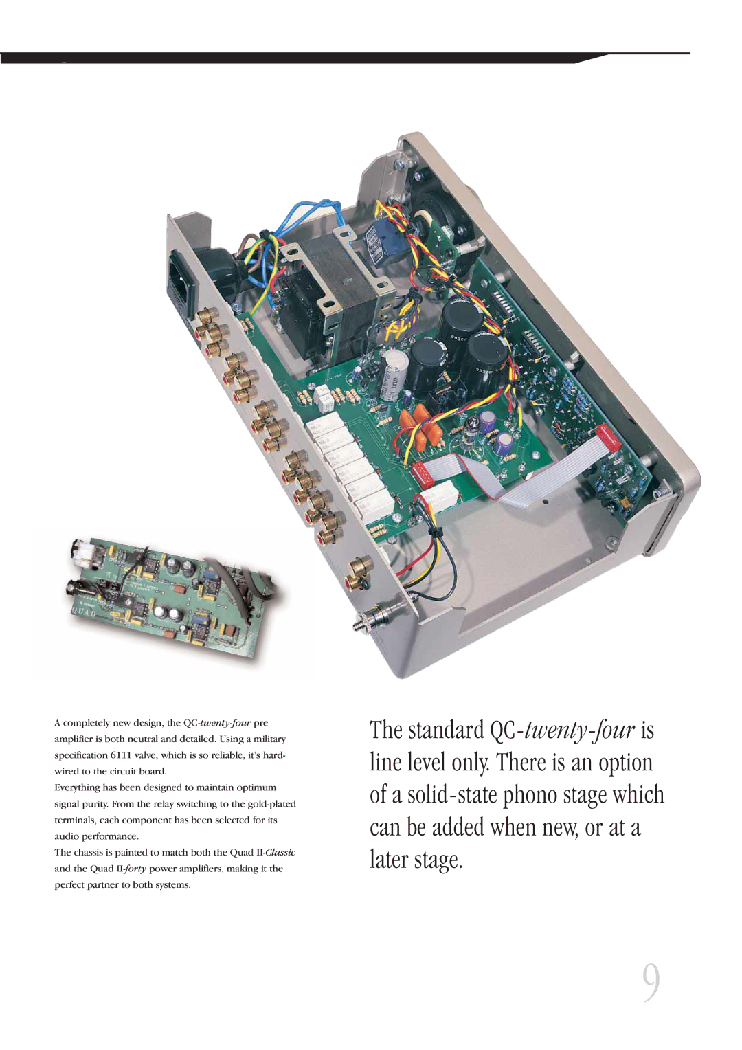 QUAD Vaccume Tube Amplifier Systems manual 