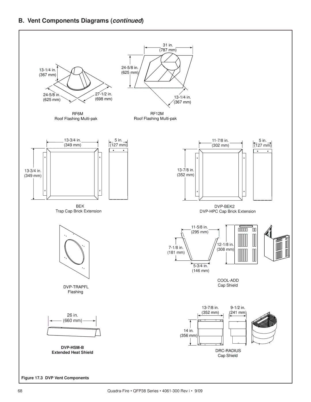 Quadra-Fire QFP38-NG, QFP38-LP owner manual Dvp-Trapfl 