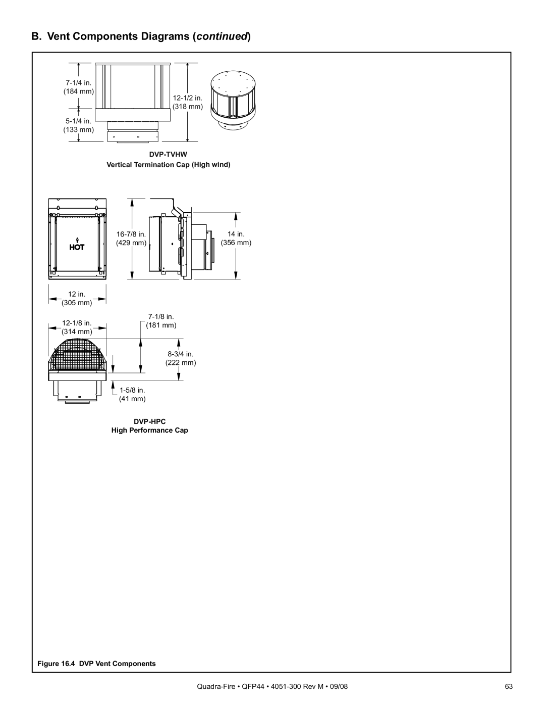 Quadra-Fire QFP44 owner manual Dvp-Tvhw 