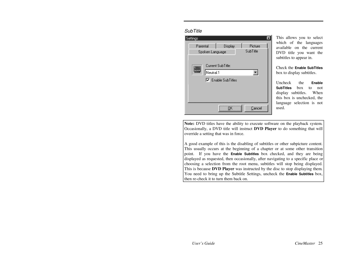 Quadrant tech C-1.2D manual SubTitle 