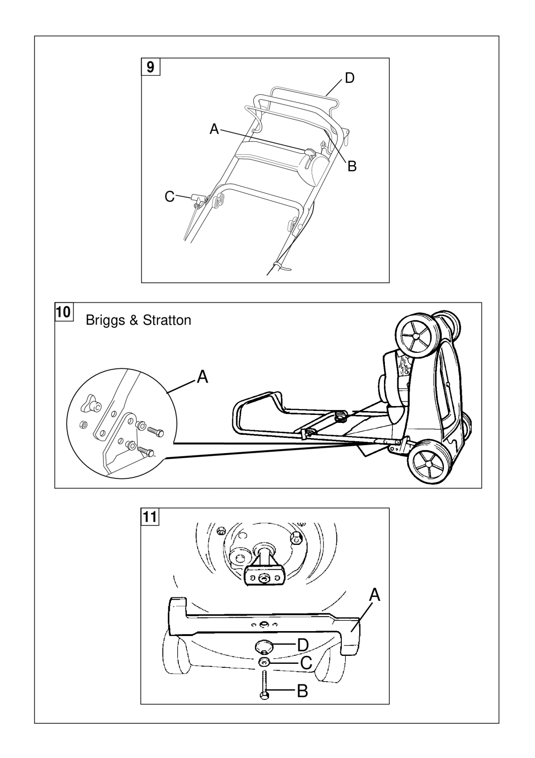 Qualcast 16/18 manual Briggs & Stratton 