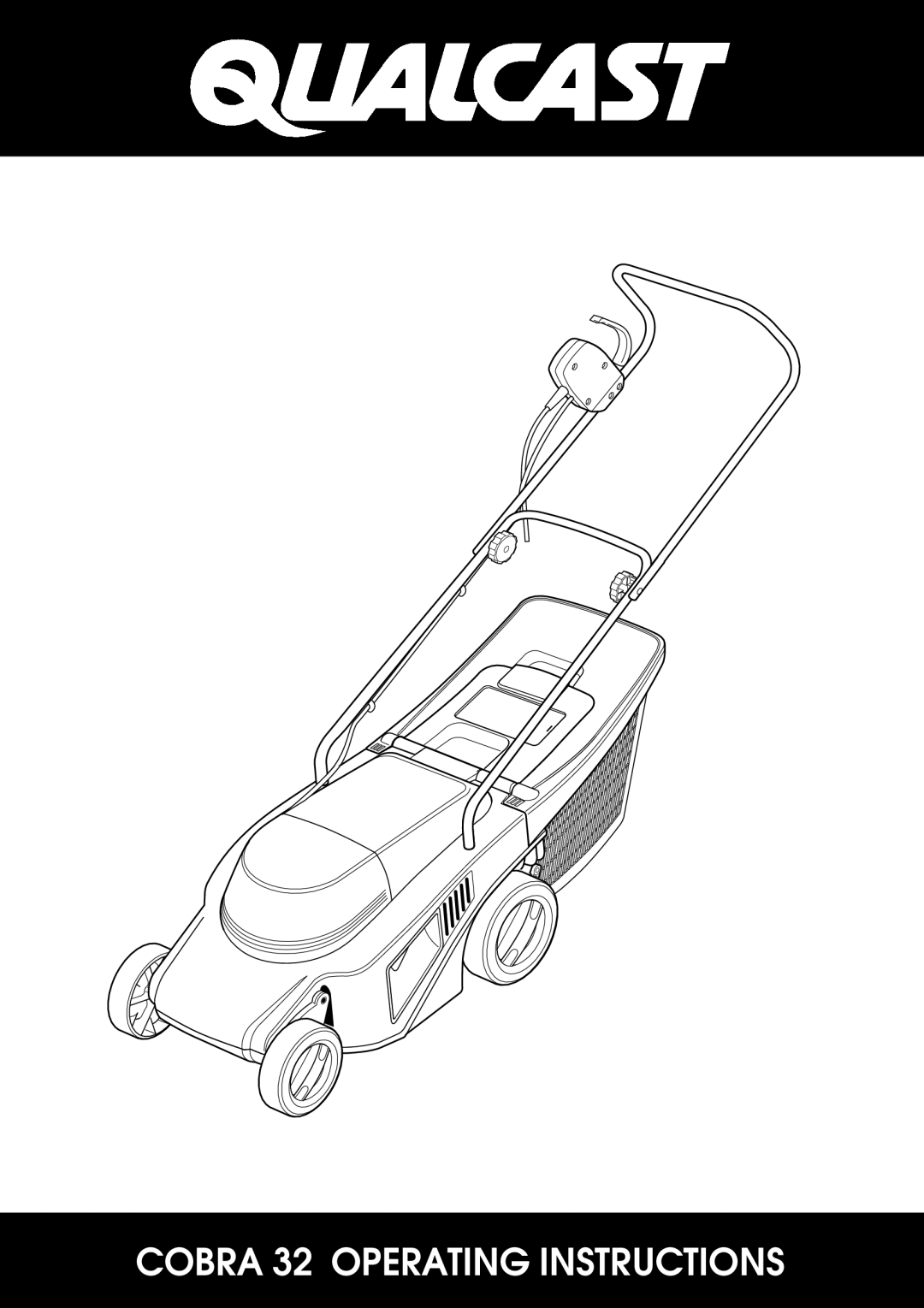 Qualcast manual Cobra 32 Operating Instructions 