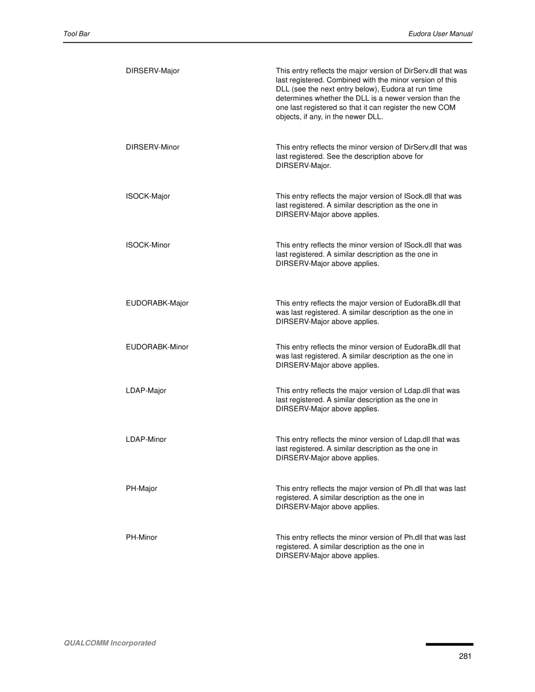 Qualcomm 4.3 user manual 281 