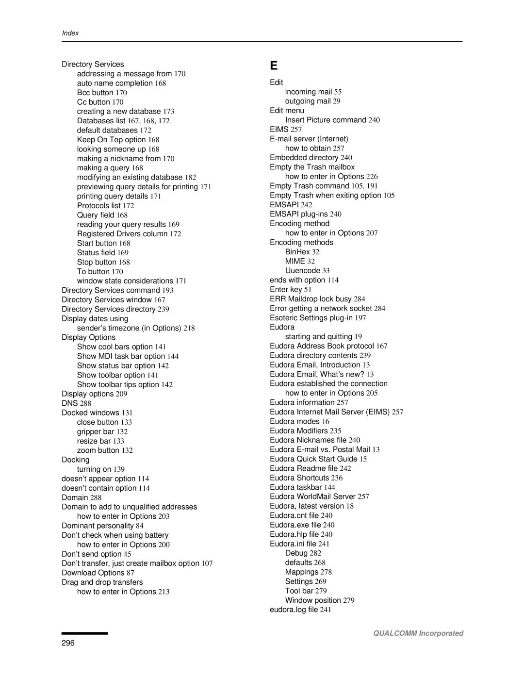 Qualcomm 4.3 user manual 296 