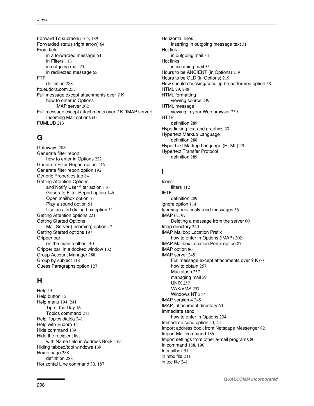 Qualcomm 4.3 user manual Ftp 