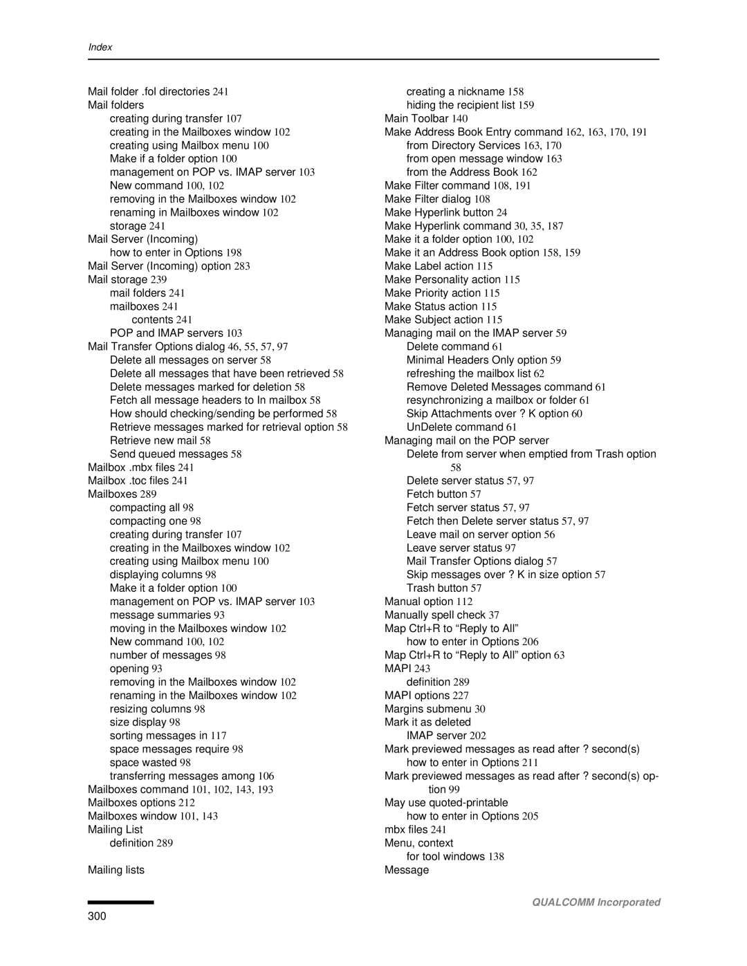 Qualcomm 4.3 user manual 300 