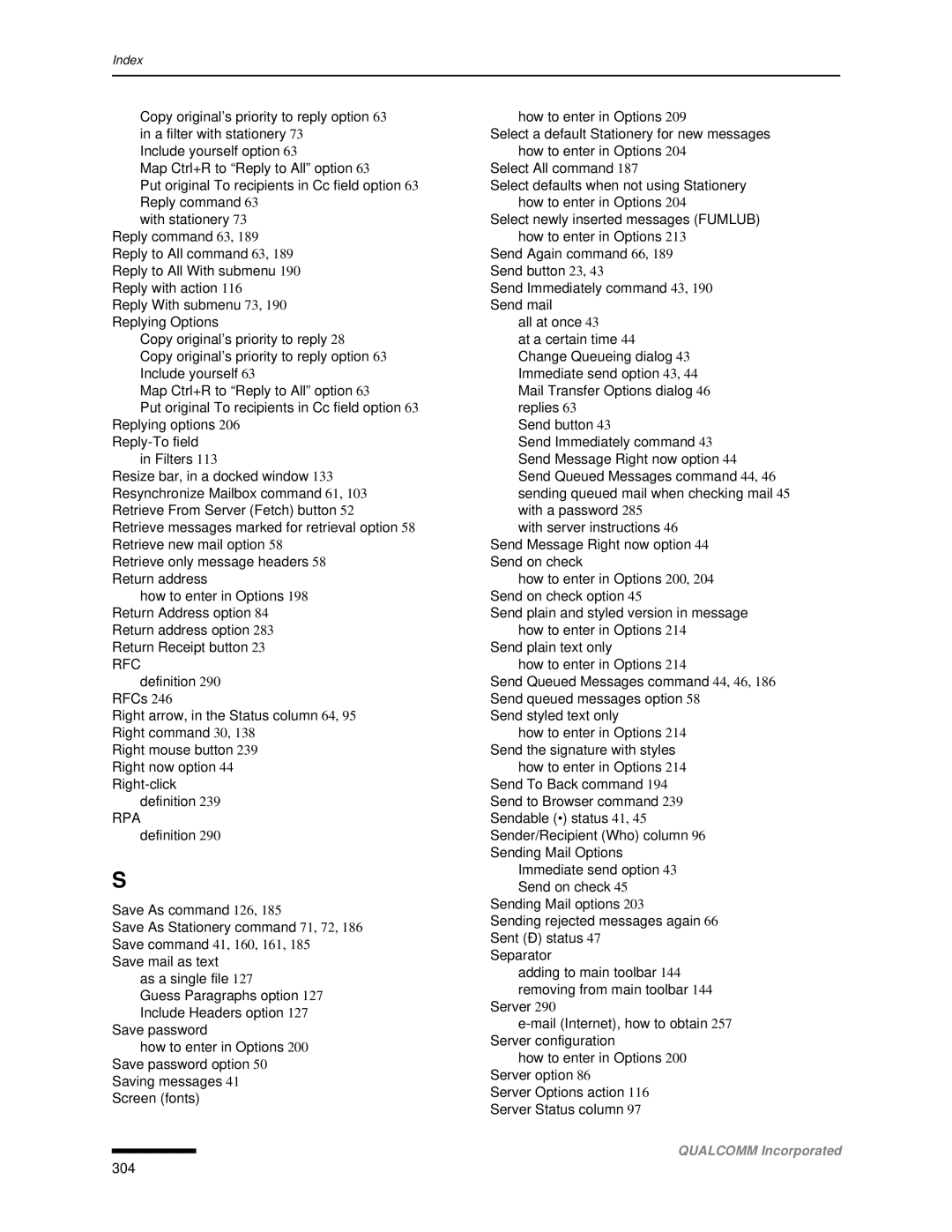 Qualcomm 4.3 user manual Rfc 