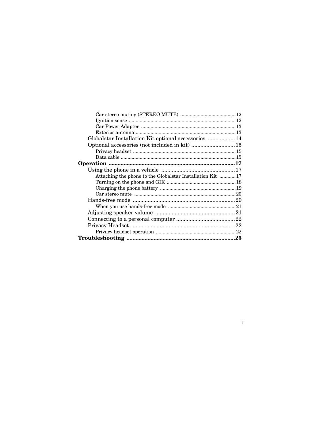 Qualcomm GIK-1700 manual Troubleshooting 