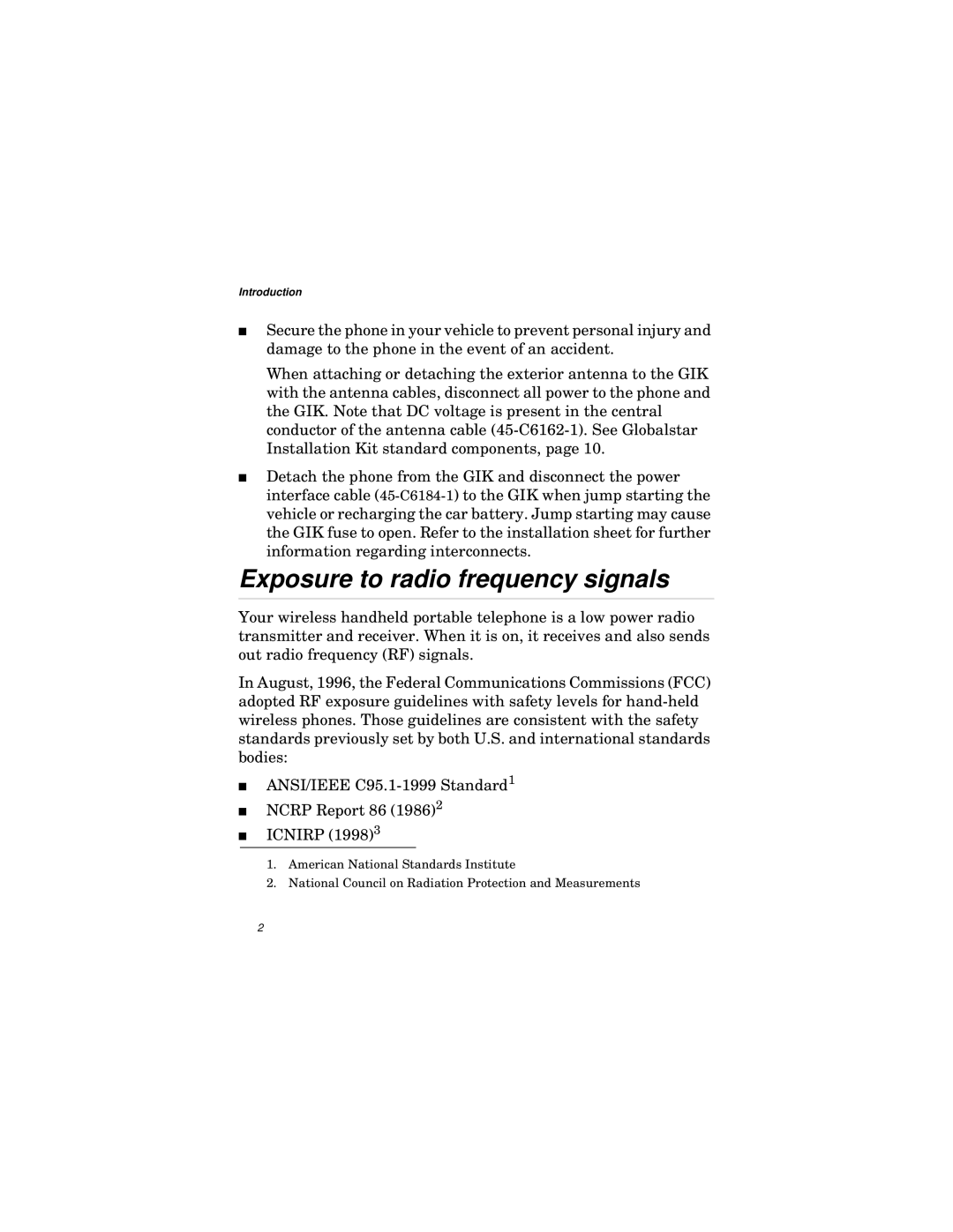 Qualcomm GIK-1700 manual Exposure to radio frequency signals 