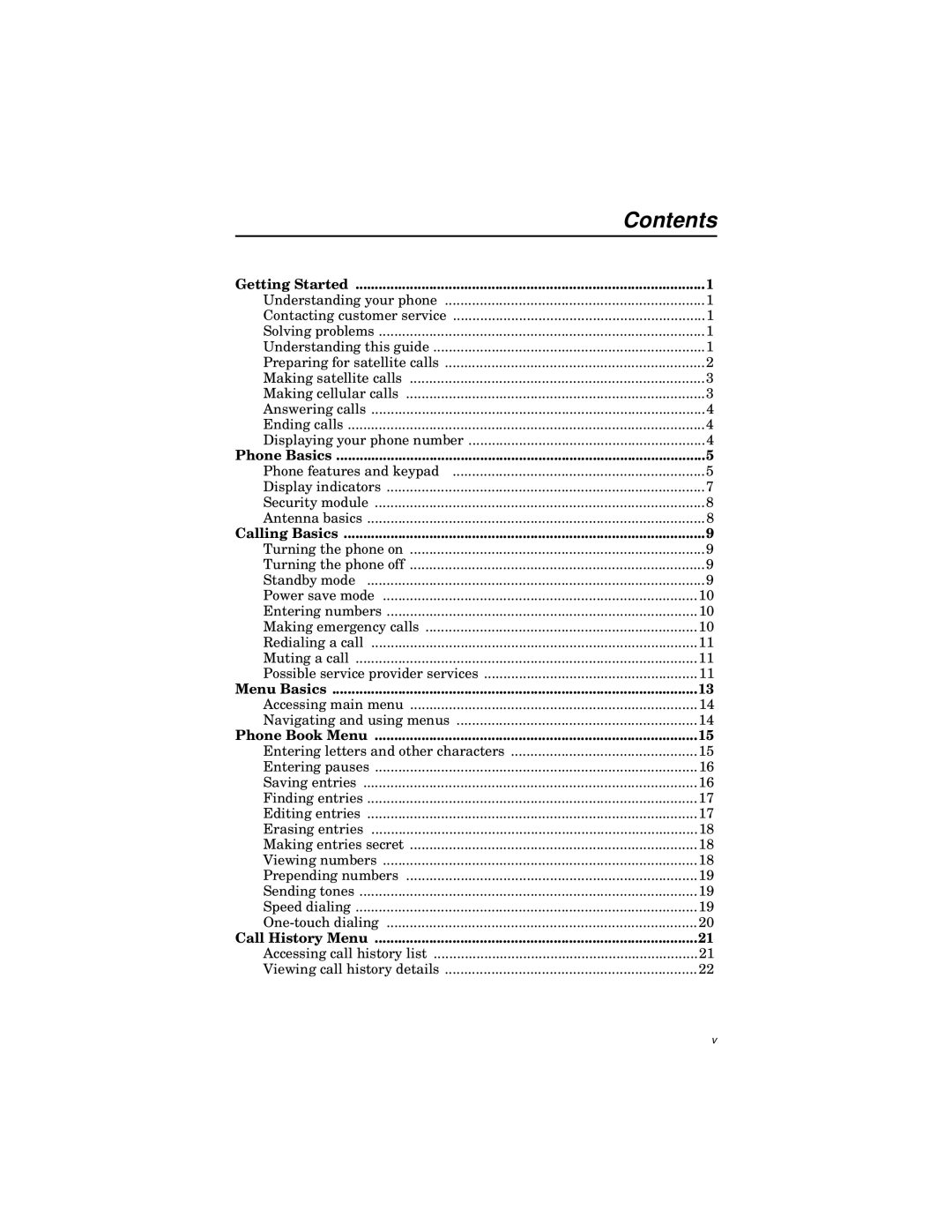 Qualcomm GSP-1600 manual Contents 