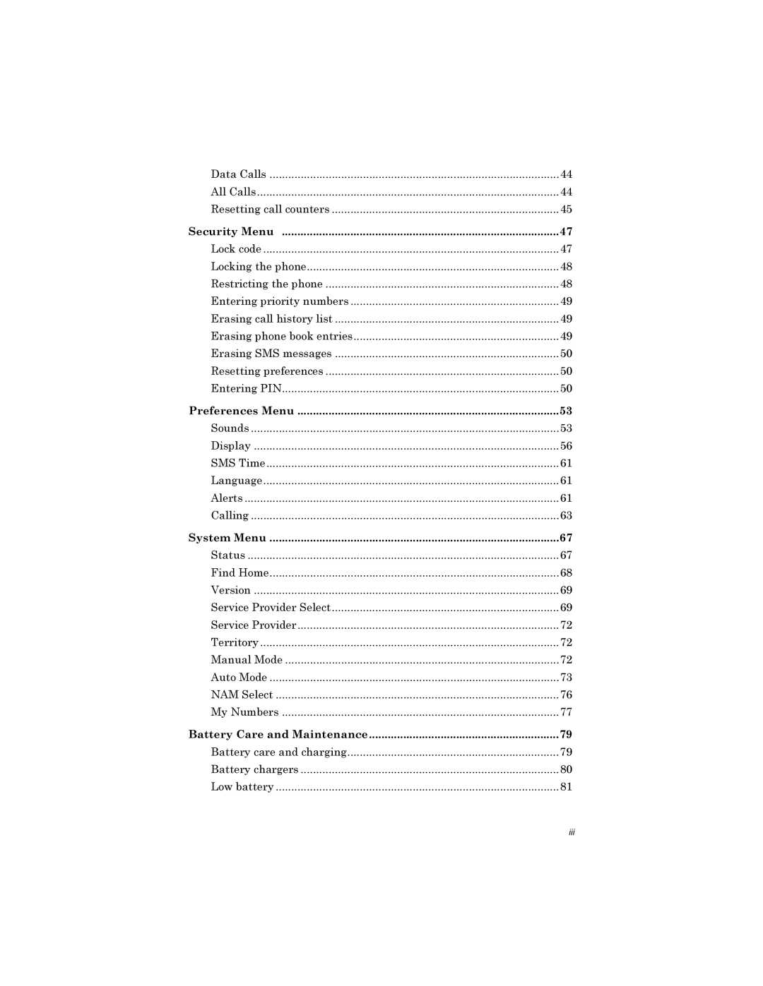 Qualcomm GSP-1600 manual Lll 