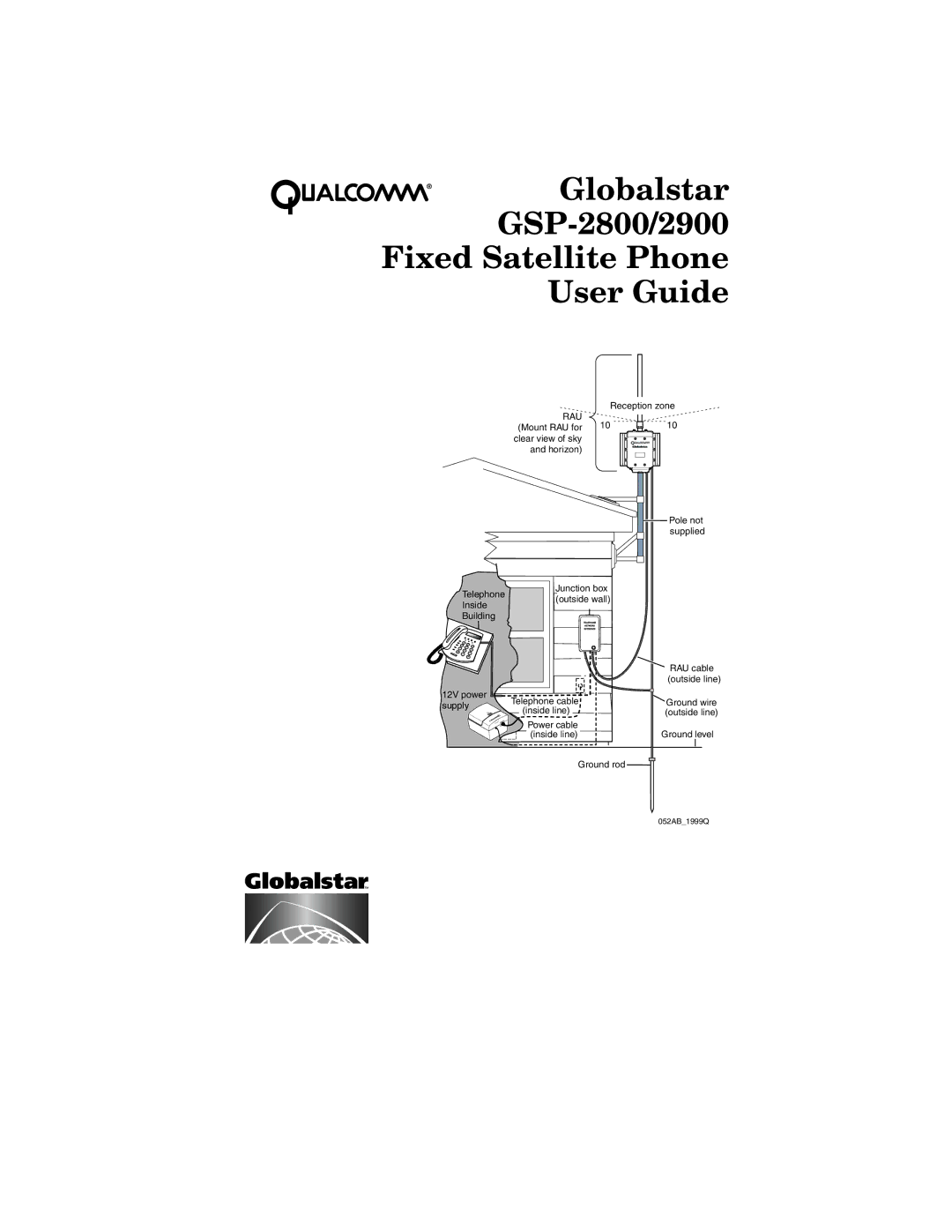 Qualcomm GSP-2900 manual Globalstar GSP-2800/2900 Fixed Satellite Phone User Guide 