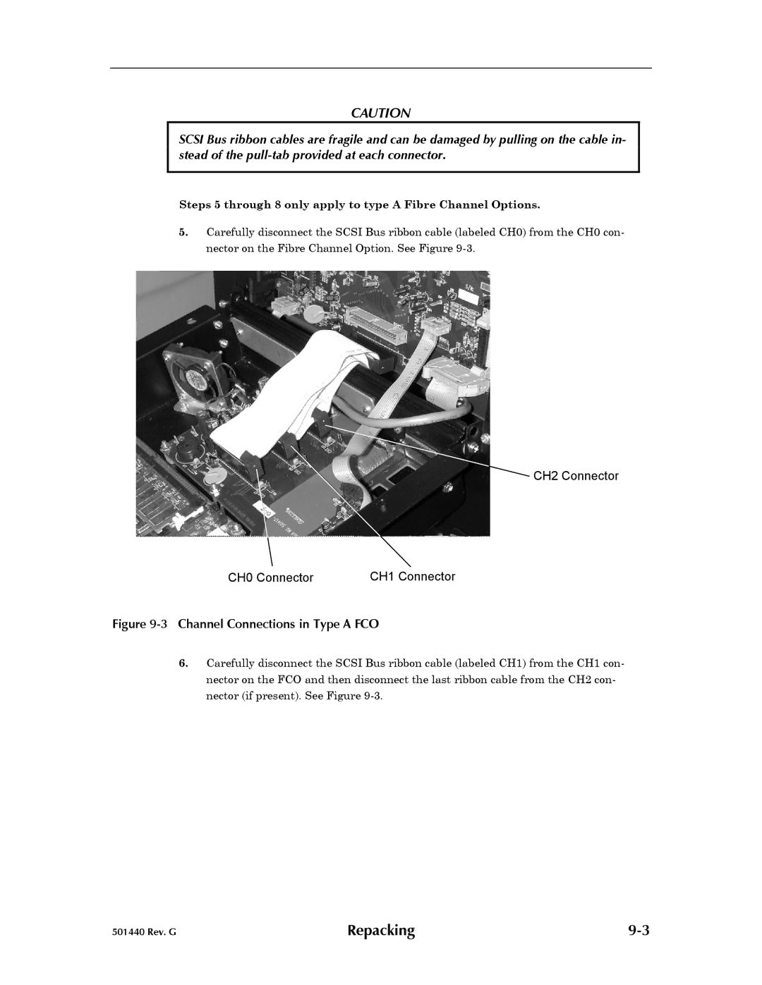 Qualstar 501440 Rev. G operation manual Channel Connections in Type a FCO 