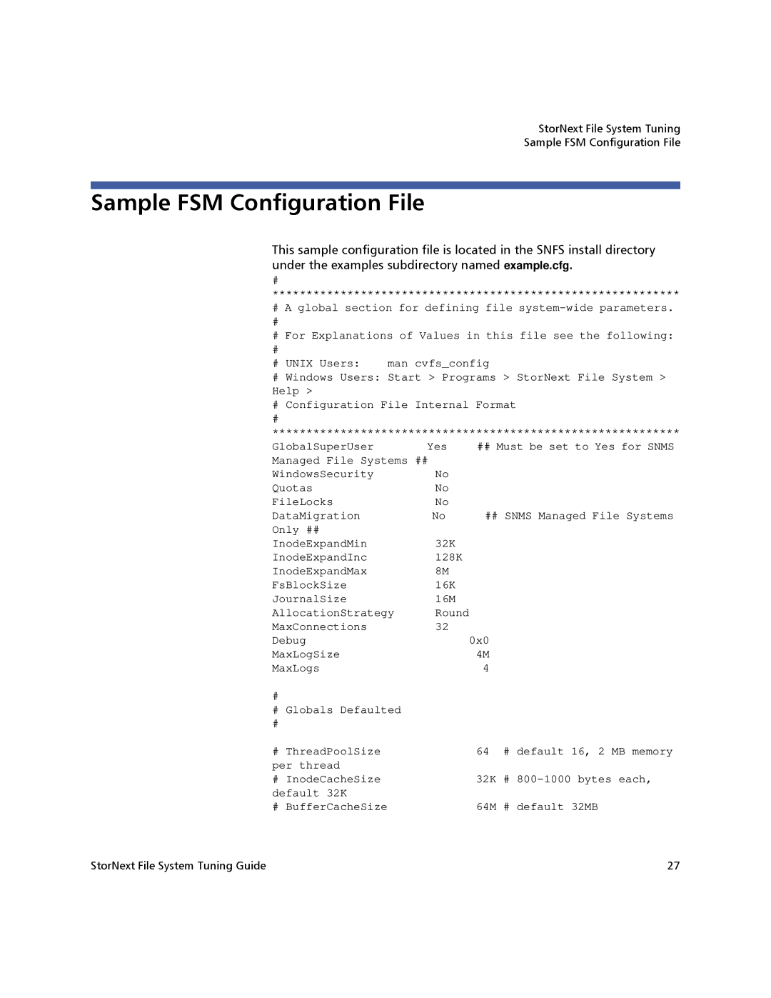 Quantum 3.1.4.1 manual Sample FSM Configuration File 