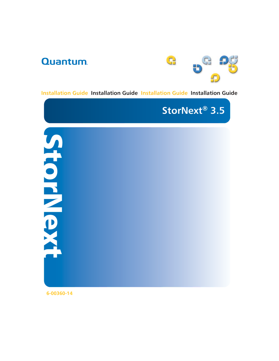 Quantum 3.5 manual StorNext 