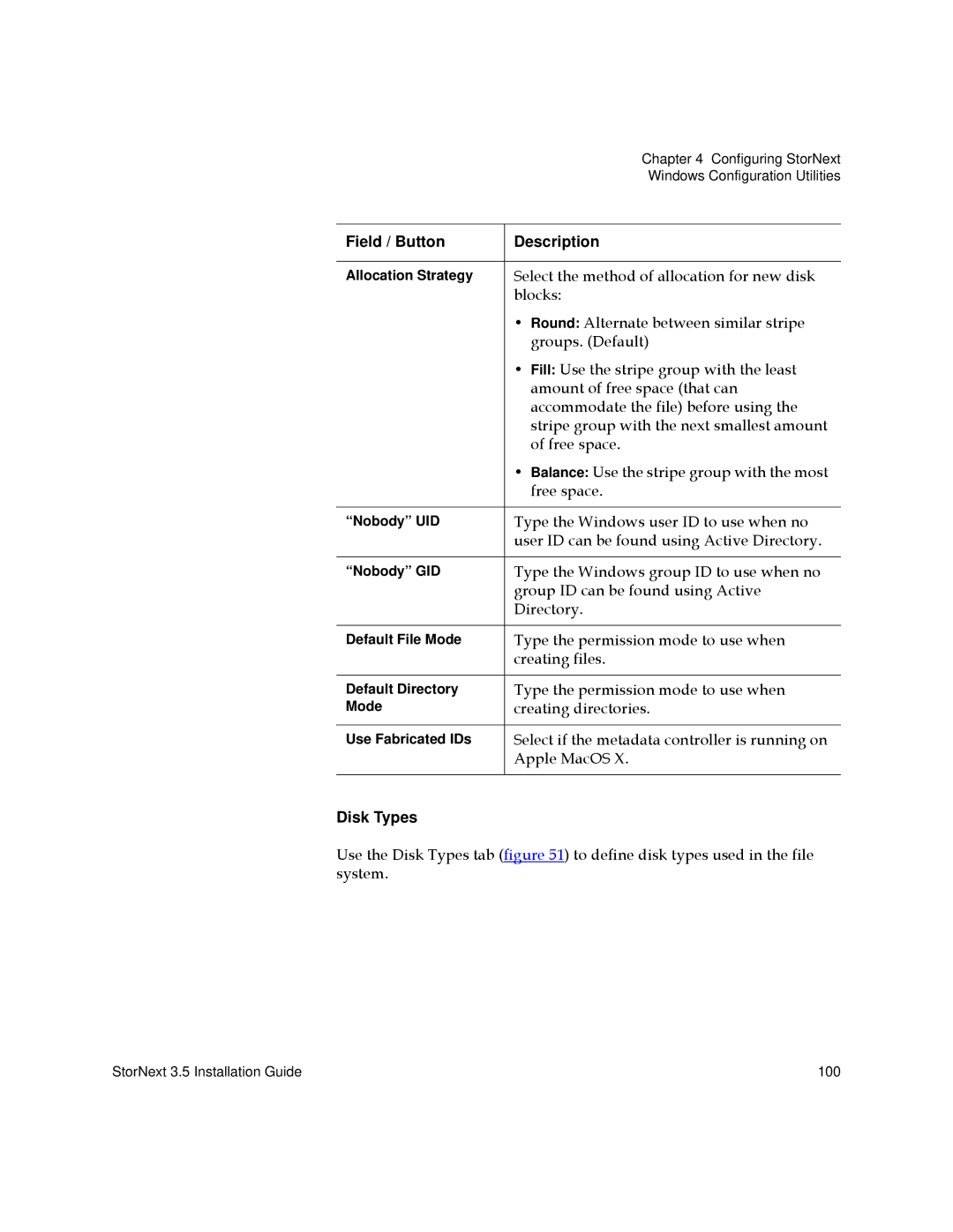 Quantum 3.5 manual Disk Types 