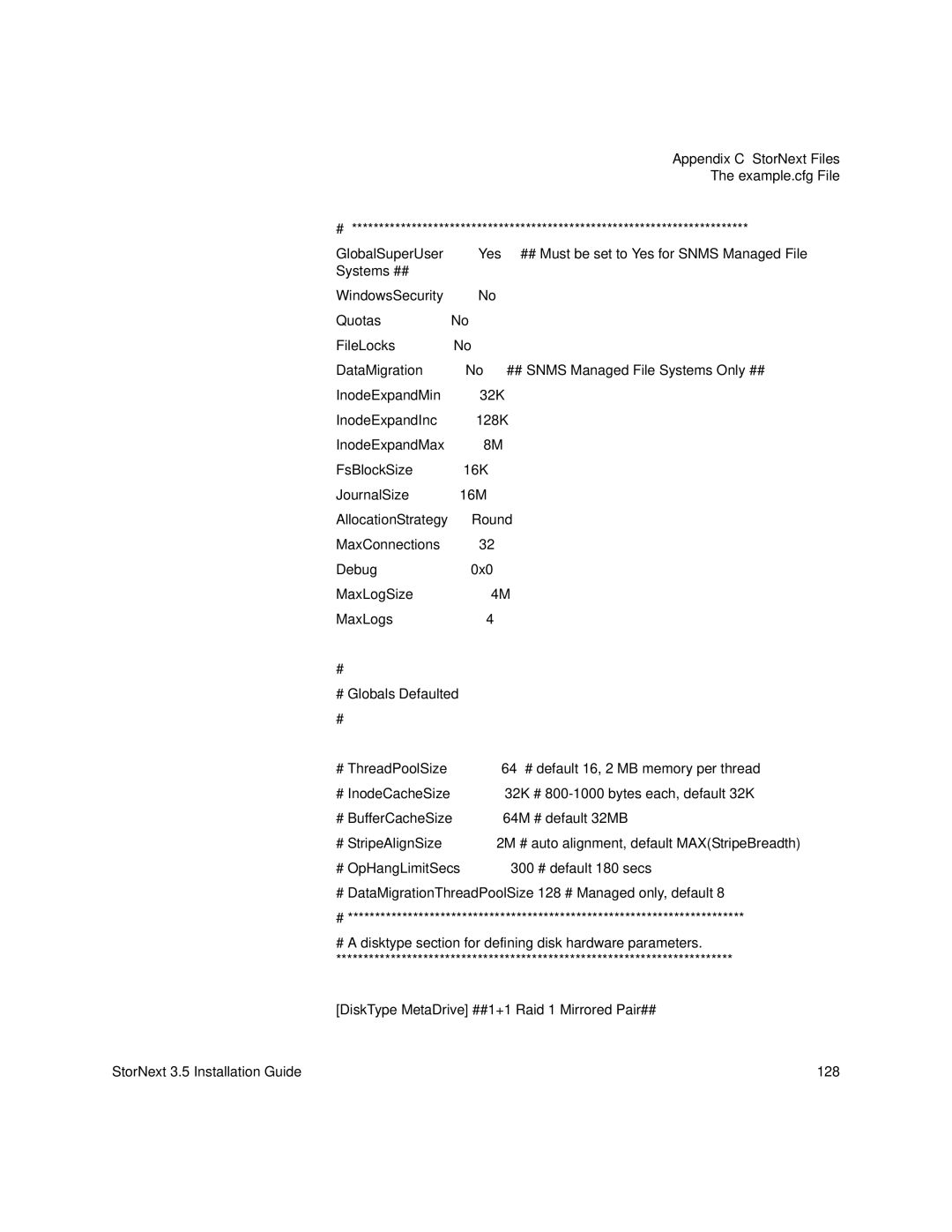 Quantum 3.5 manual Appendix C StorNext Files 