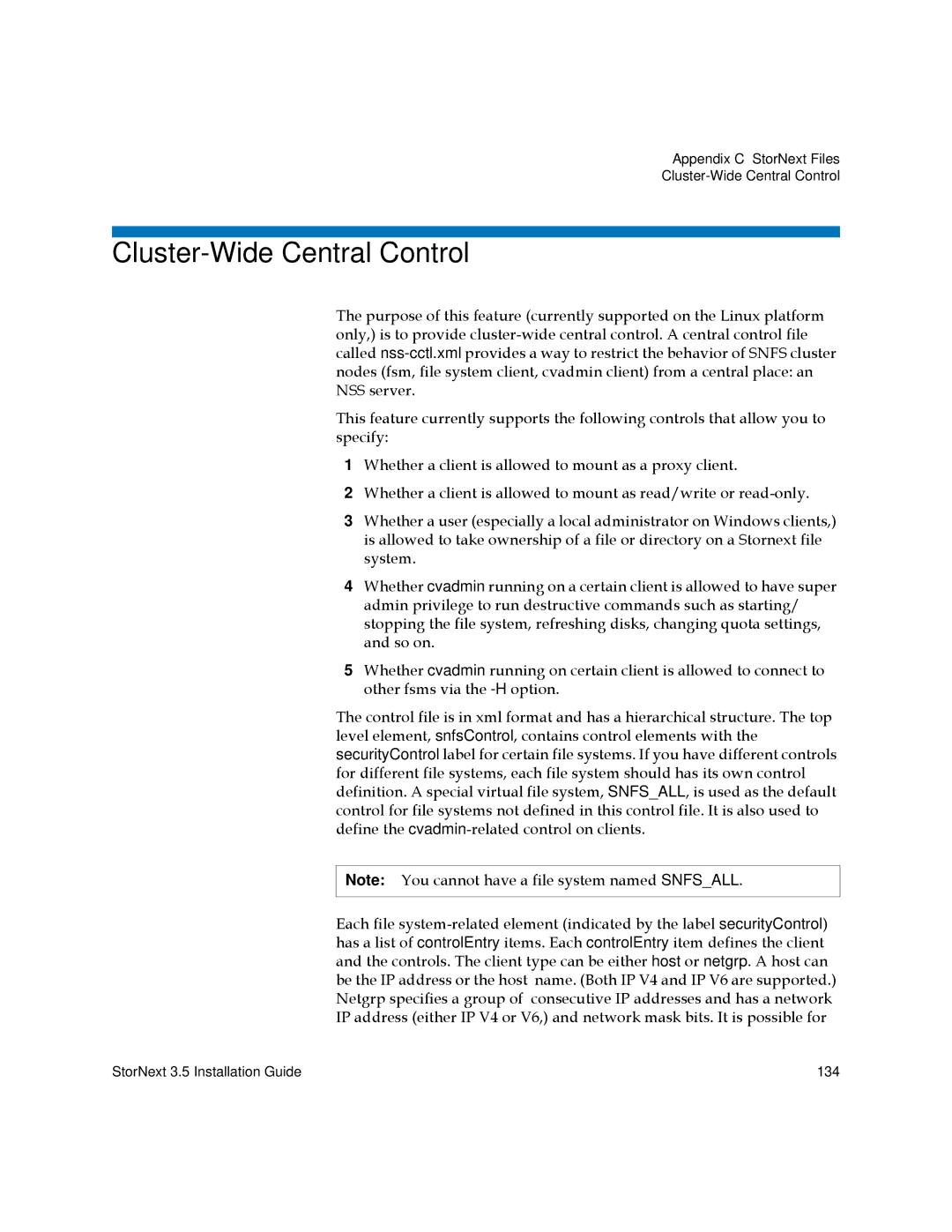 Quantum 3.5 manual Cluster-Wide Central Control 