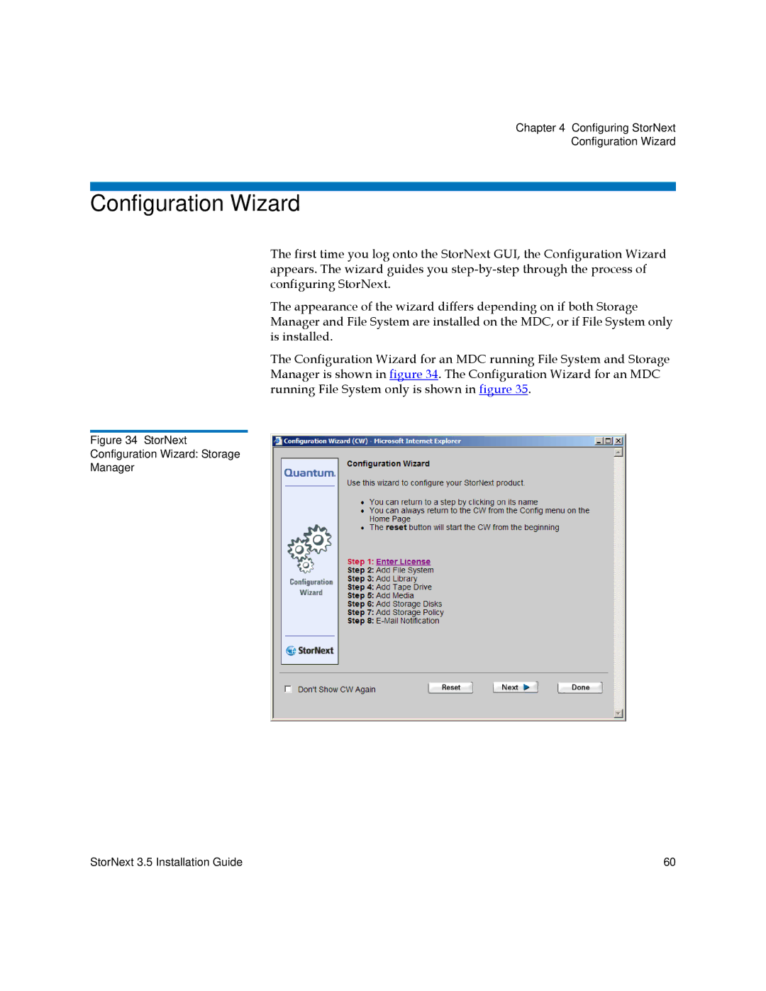 Quantum 3.5 manual Configuration Wizard 