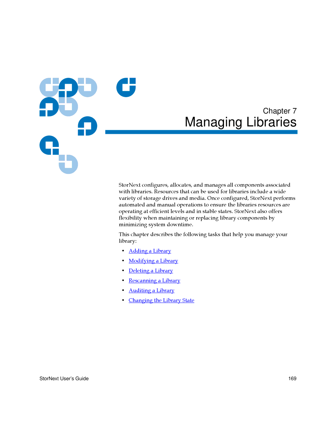 Quantum 3.5.1 manual Managing Libraries 