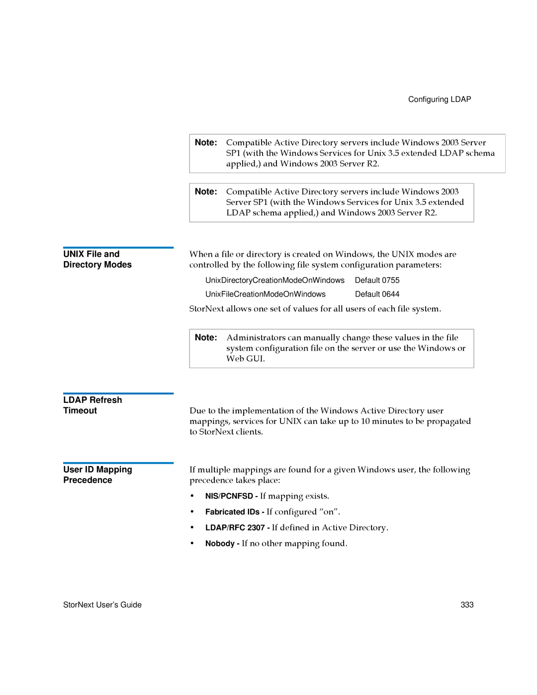 Quantum 3.5.1 manual UnixDirectoryCreationModeOnWindows 