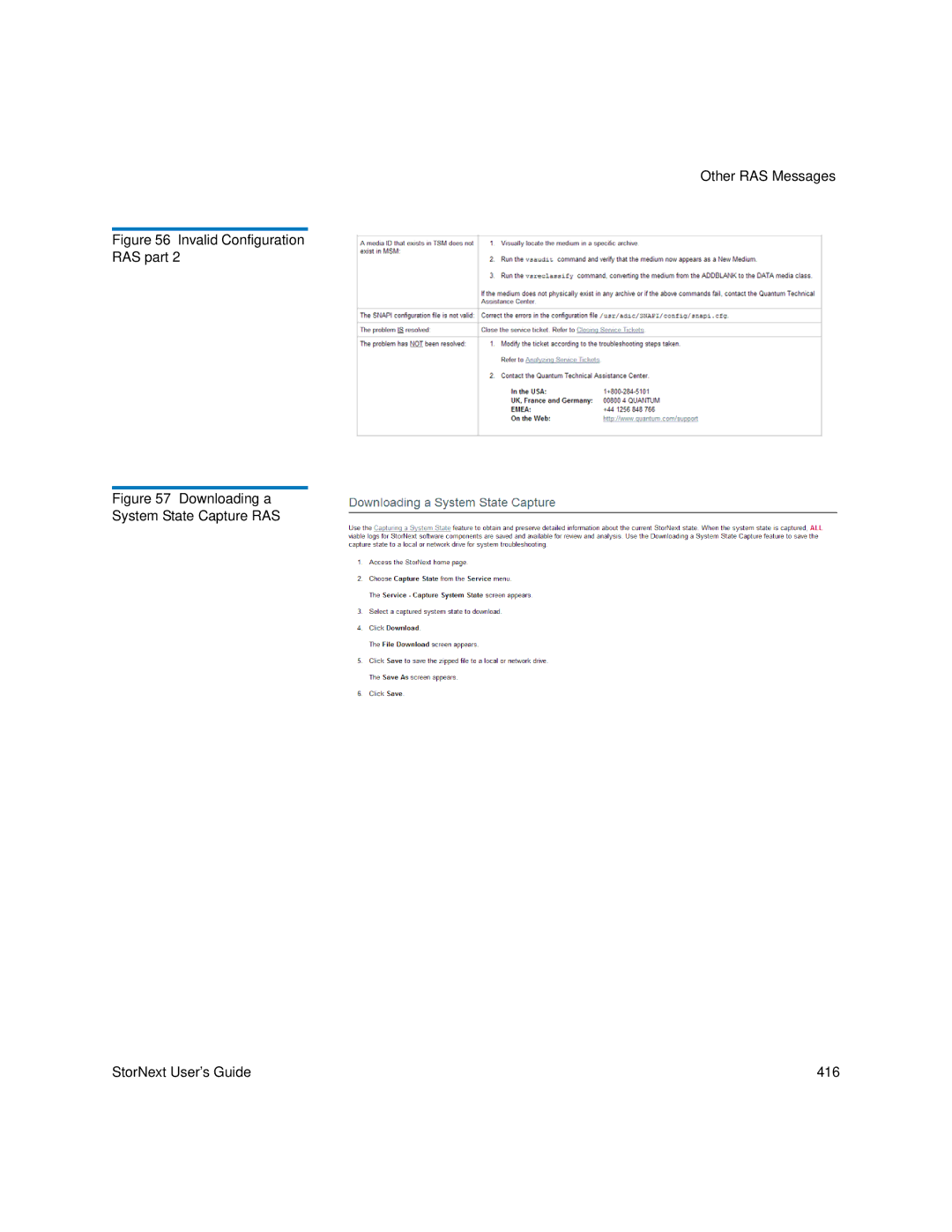 Quantum 3.5.1 manual Invalid Configuration RAS part 