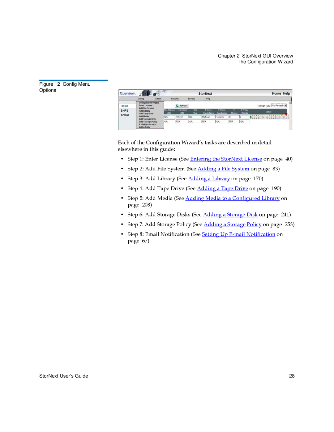 Quantum 3.5.1 manual Add Media See Adding Media to a Configured Library on 