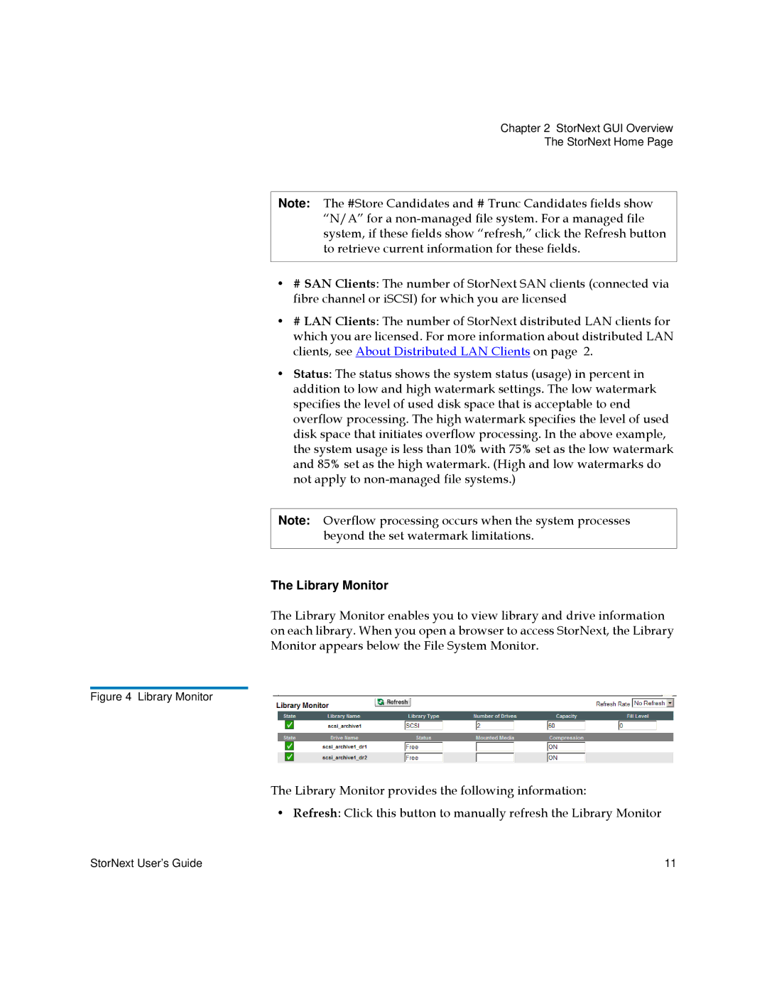 Quantum 3.5.2 manual Library Monitor 