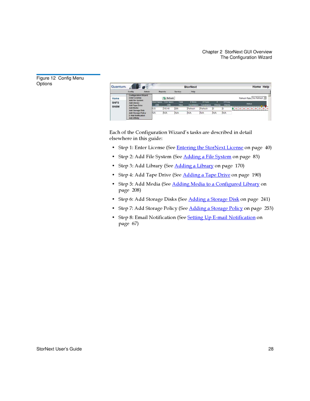 Quantum 3.5.2 manual Add Media See Adding Media to a Configured Library on 