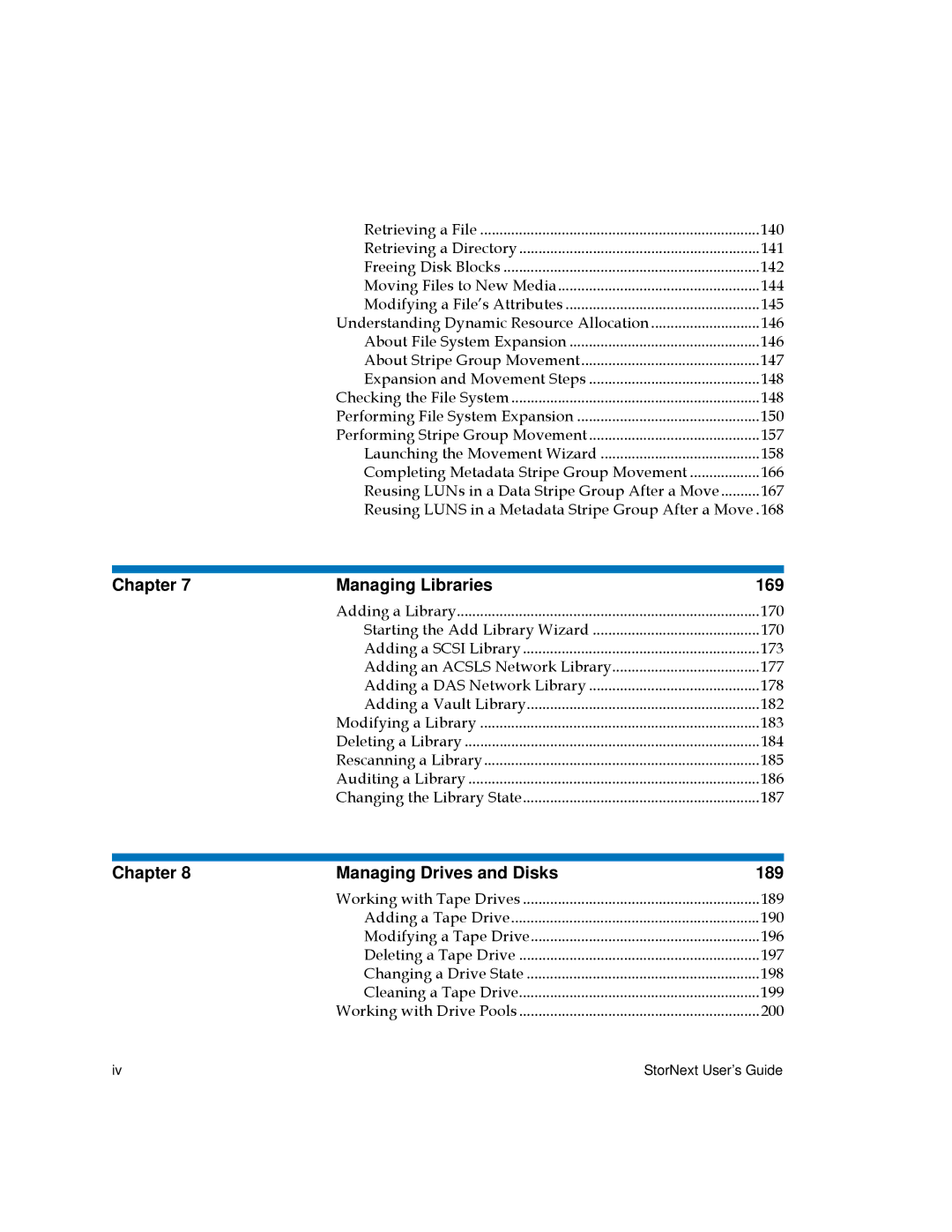 Quantum 3.5.2 manual Chapter Managing Libraries 169 