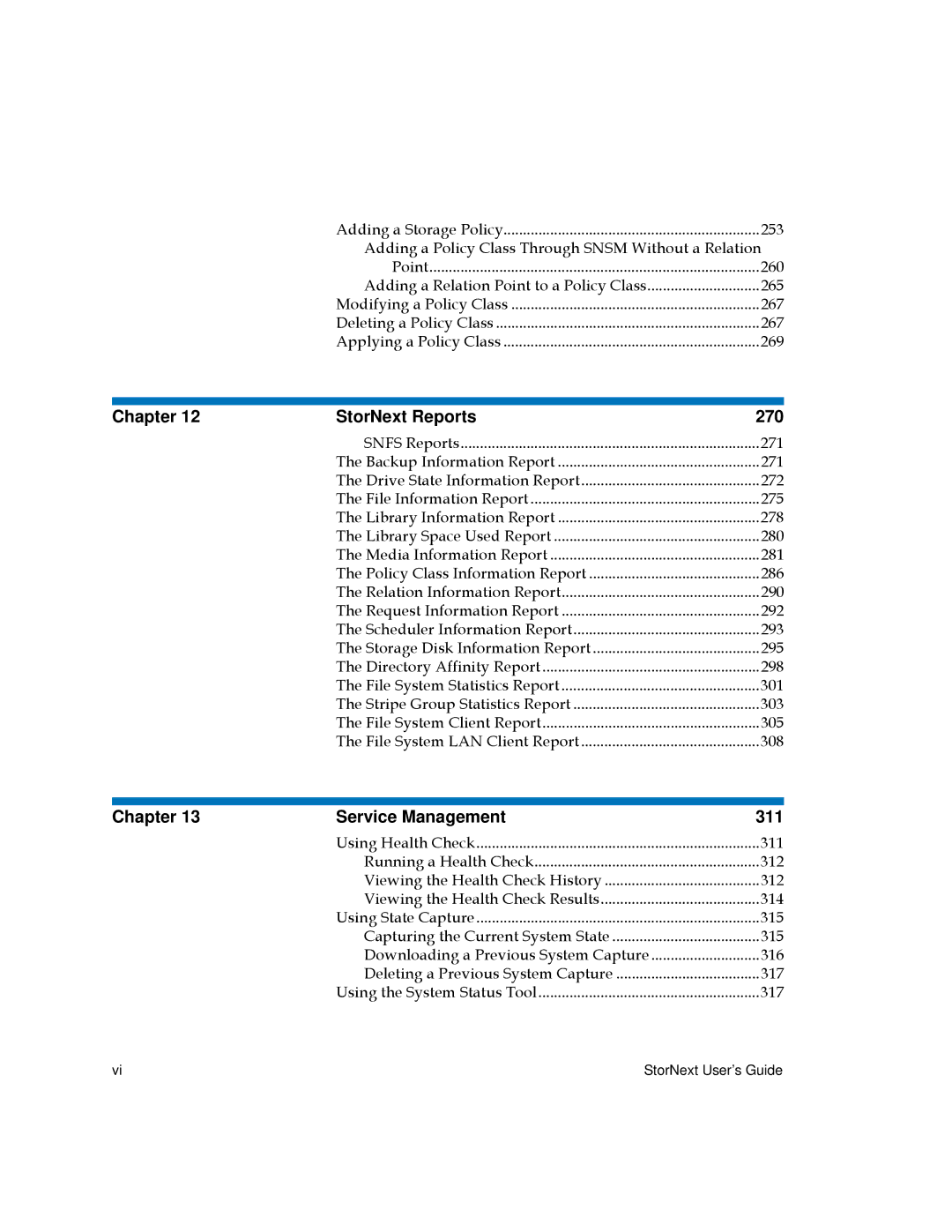 Quantum 3.5.2 manual Chapter StorNext Reports 270 