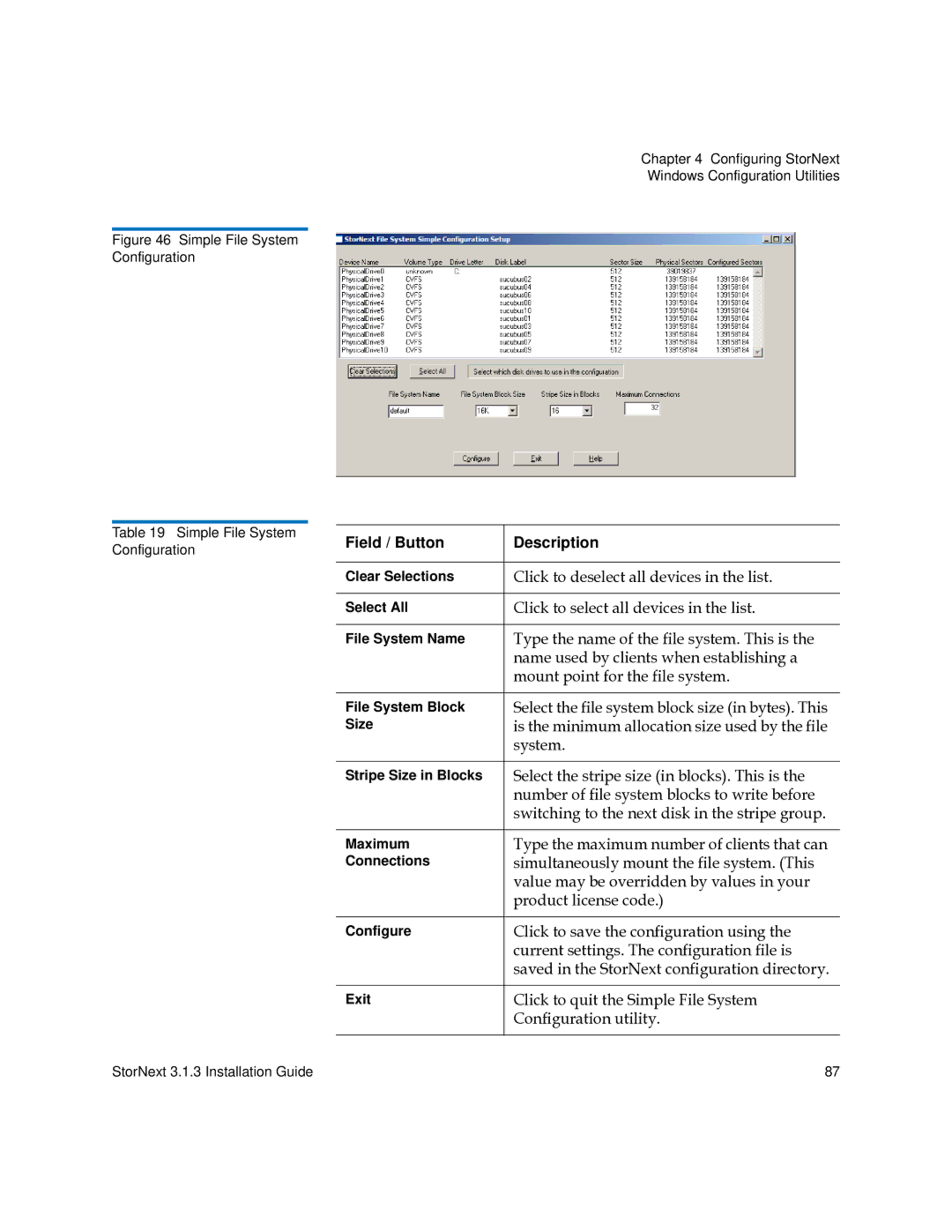 Quantum 6-00360-15 manual Click to deselect all devices in the list, Click to select all devices in the list, System 