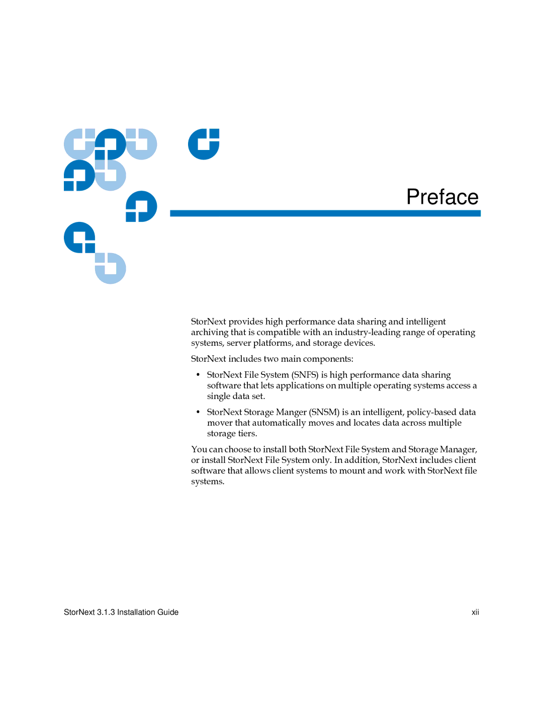 Quantum 6-00360-15 manual Preface 