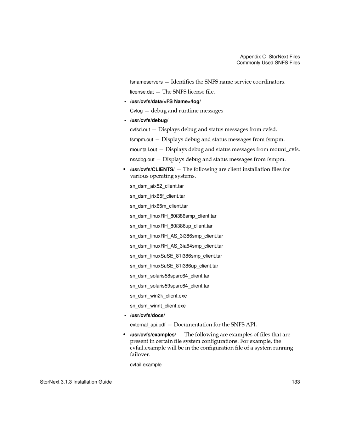 Quantum 6-00360-15 manual Cvlog debug and runtime messages 