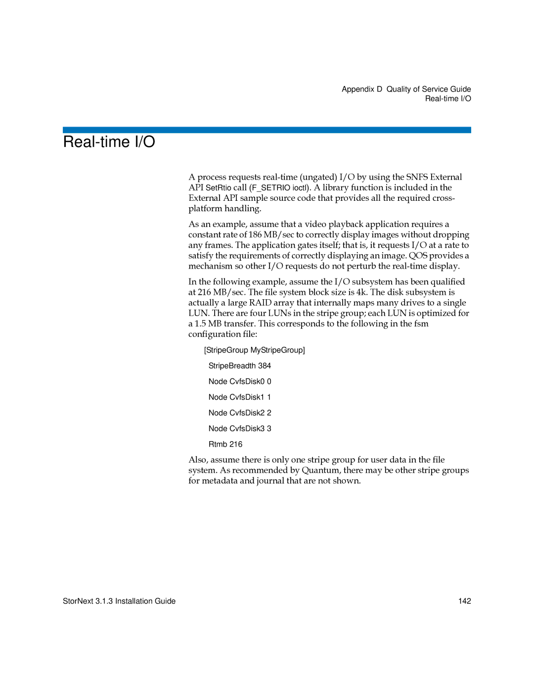 Quantum 6-00360-15 manual Real-time I/O 