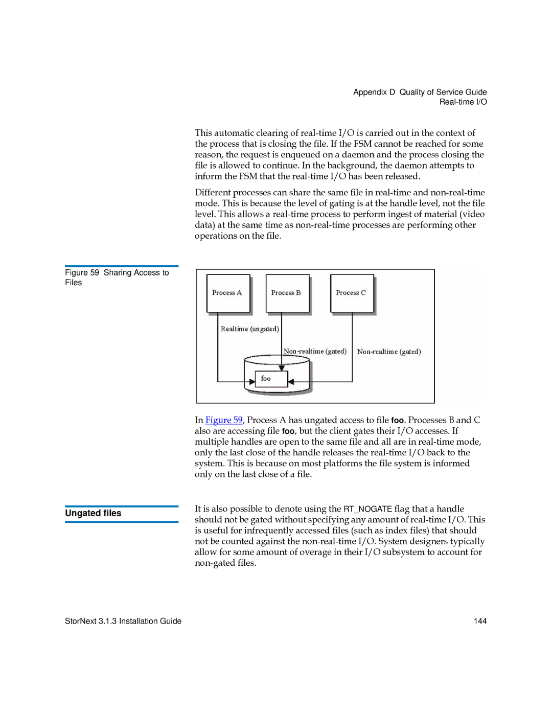 Quantum 6-00360-15 manual Ungated files, Non-gated files 