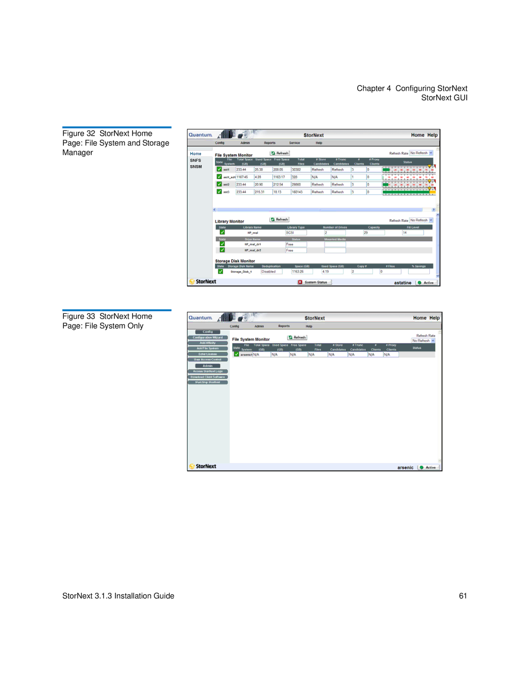 Quantum 6-00360-15 manual StorNext Home File System and Storage Manager 