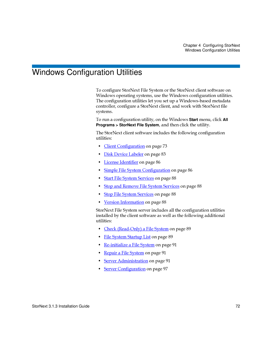 Quantum 6-00360-15 manual Windows Configuration Utilities 