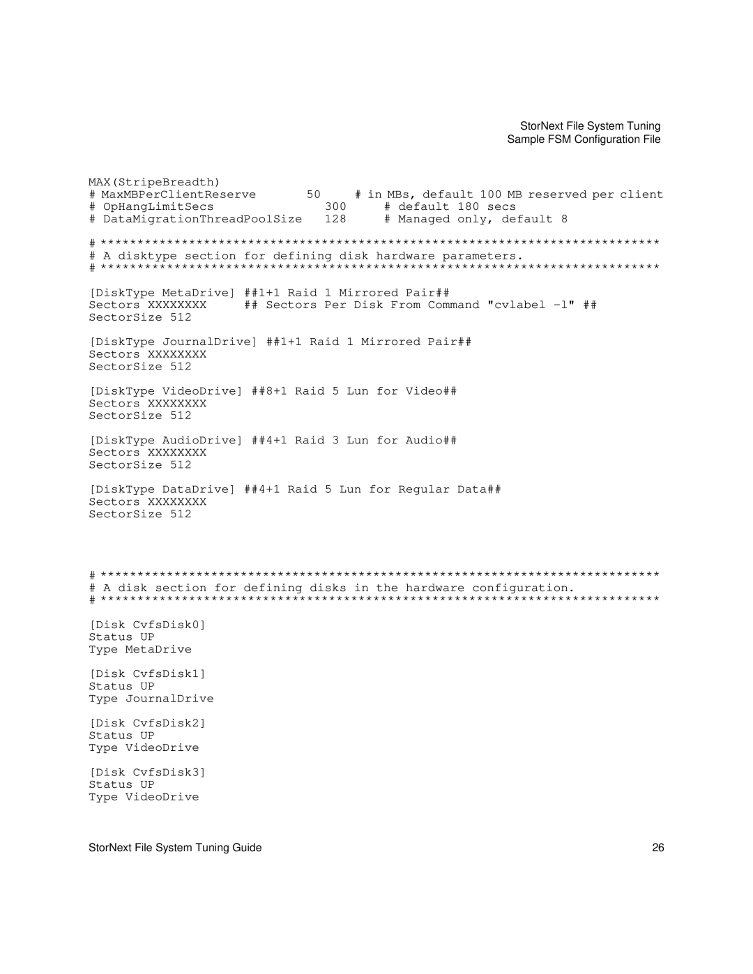 Quantum 6-01376-05 manual MAXStripeBreadth 