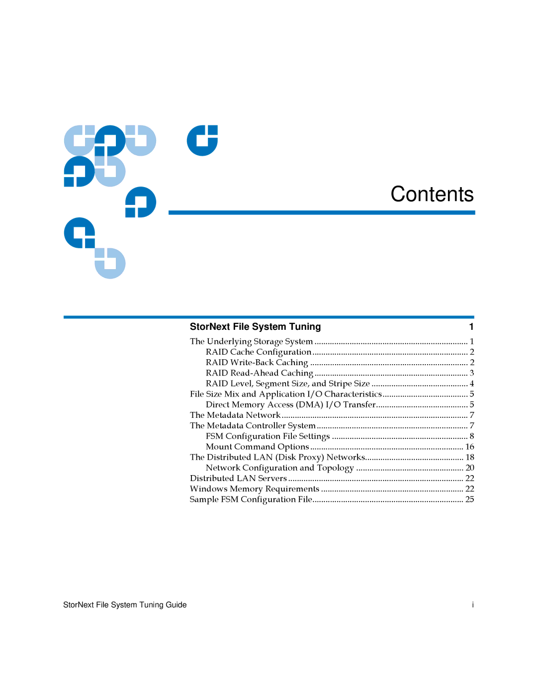 Quantum 6-01376-05 manual Contents 