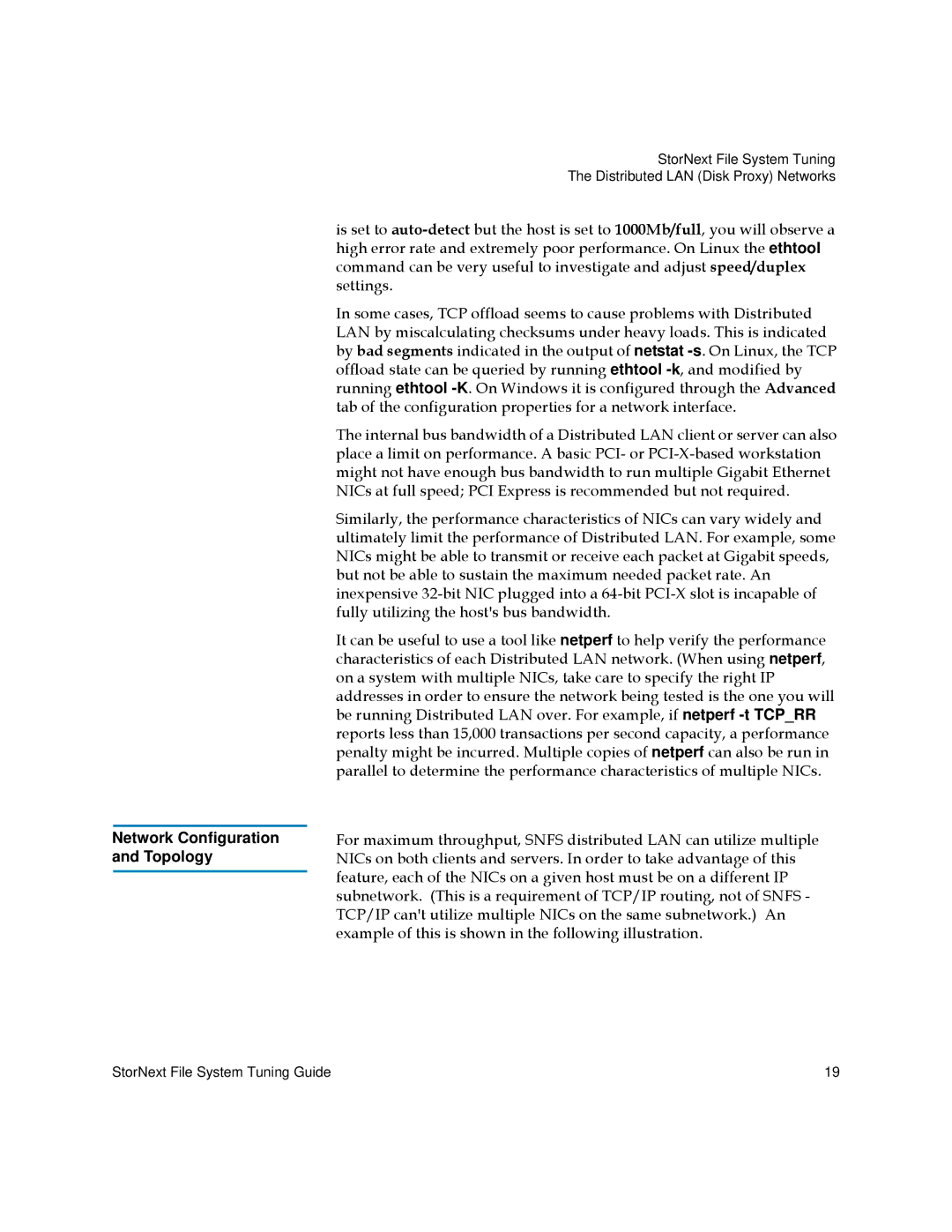 Quantum 6-01376-07 manual Network Configuration and Topology 