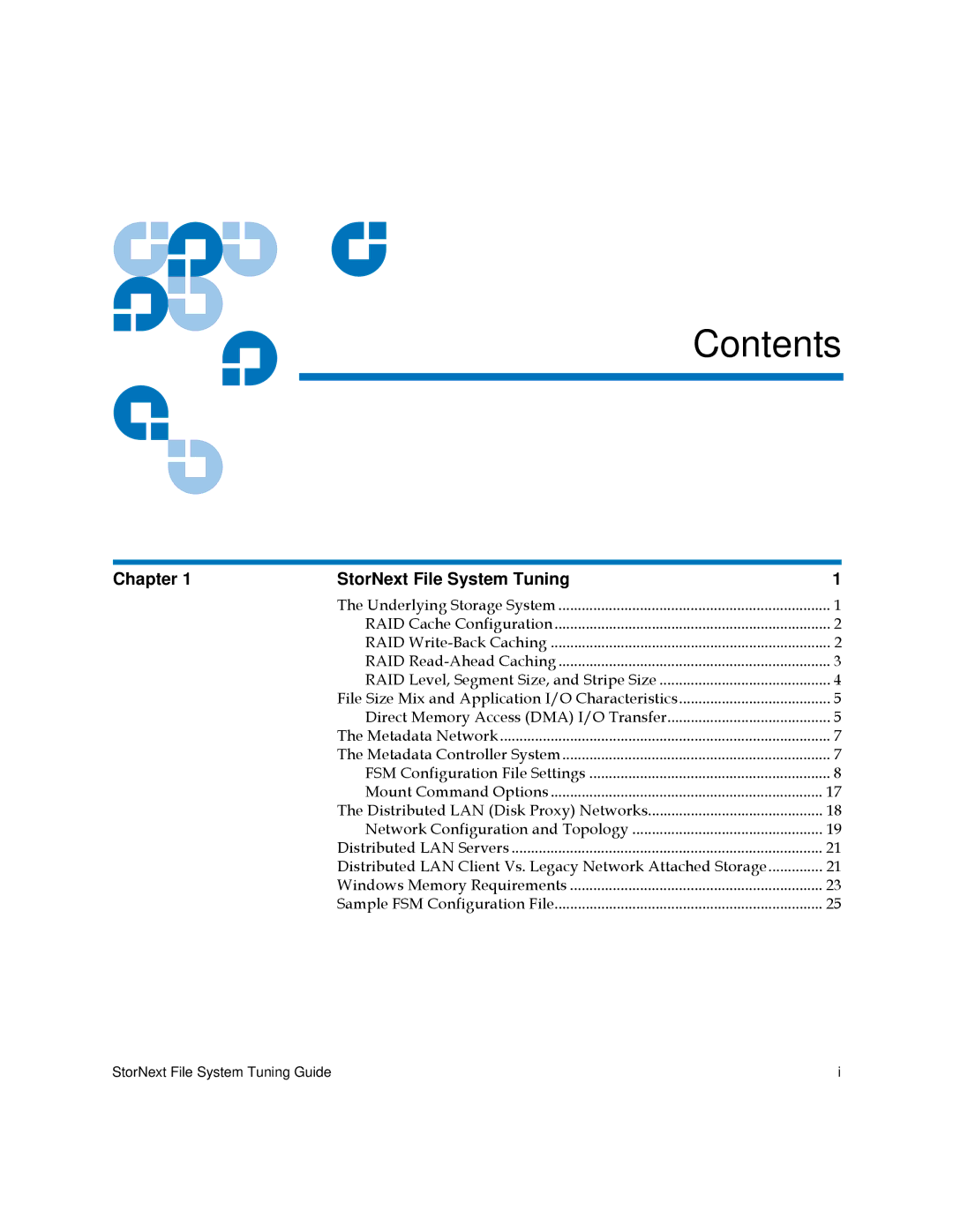 Quantum 6-01376-07 manual Contents 