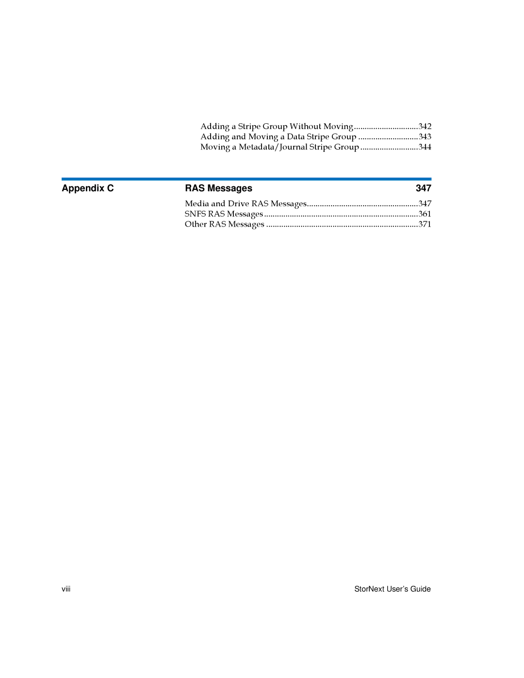 Quantum 6-01658-01 manual Appendix C RAS Messages 347 