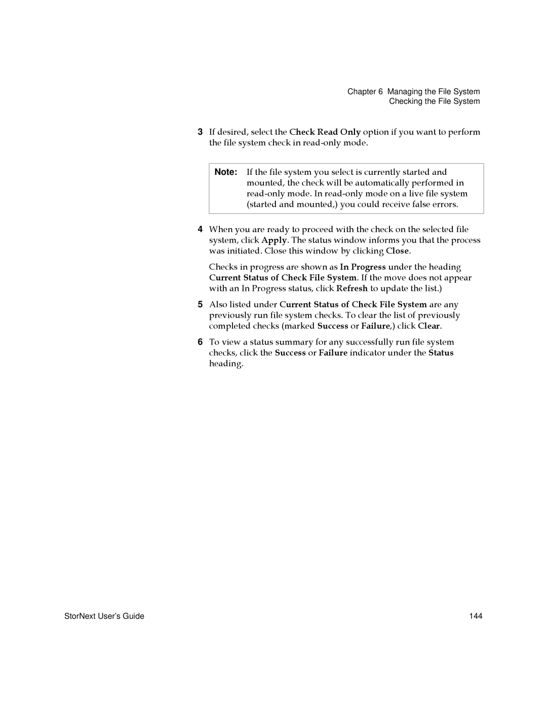 Quantum 6-01658-01 manual StorNext User’s Guide 144 