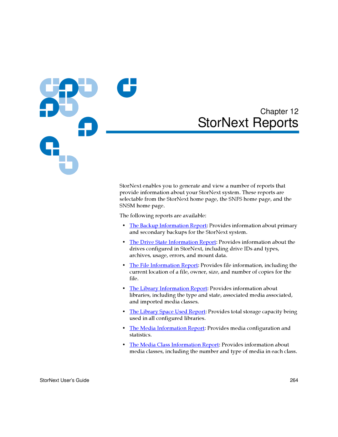 Quantum 6-01658-01 manual StorNext Reports 